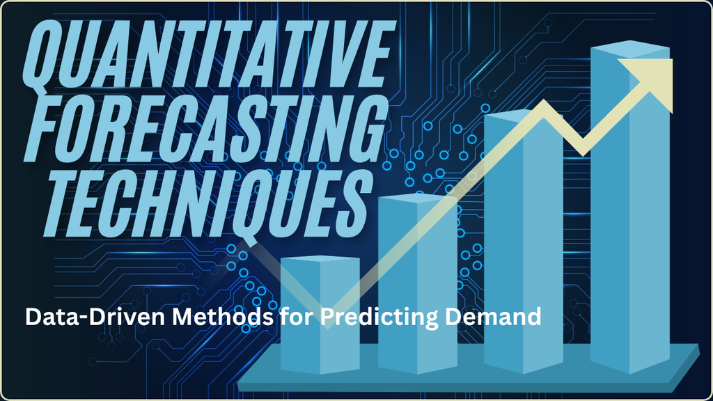 quantitative supply chain forecasting data chart and graph