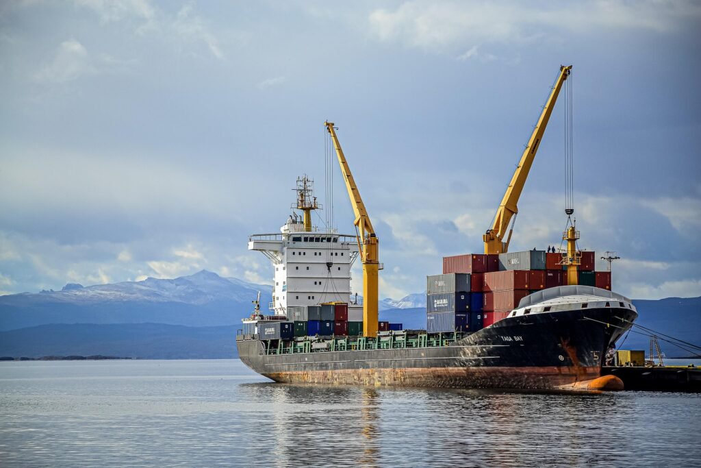 Supply chain manager analyzing data to improve visibility